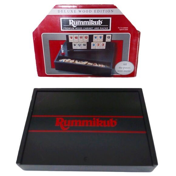 Rummikub Pramium Wood Game with Cabinet & Racks in original packaging EX… - Picture 3 of 5